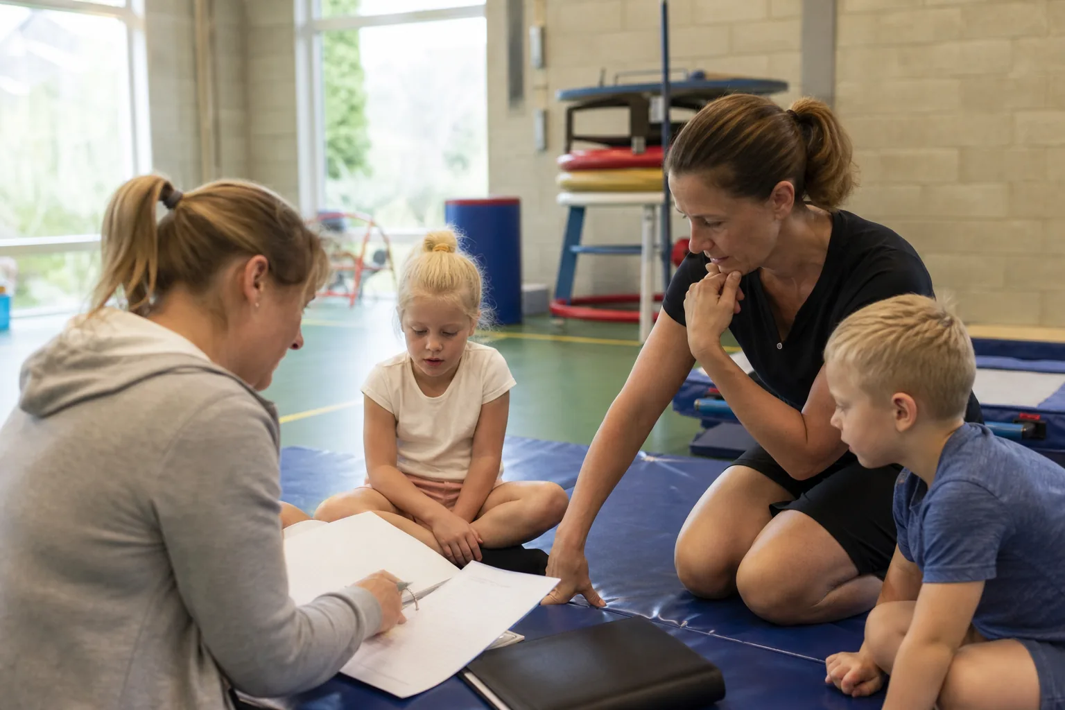 Een Nederlandse sportclub of leslokaal. Beeld bij het artikel: Welke eisen stelt de Wet kinderopvang aan je dossier en wat controleert de GGD daarvan?